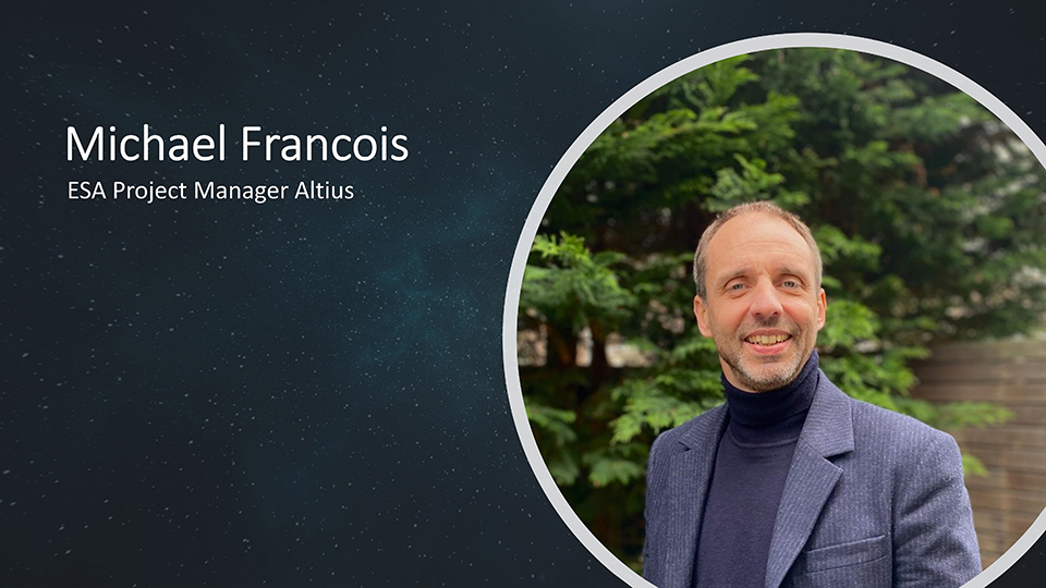 Michael Francois
The Altius mission and the link with climate and atmospheric monitoring