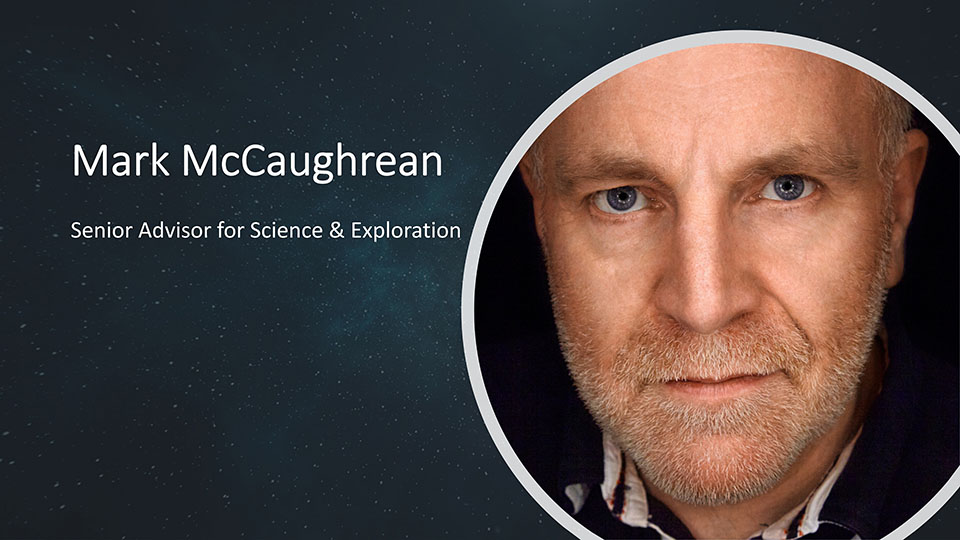 Mark McCaughrean 
James Webb Space Telescope